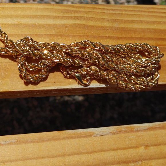 Nolan Miller Necklace Chunky Neck-Chain with Back Clasp, Signed. Long chain. - Picture 9 of 16